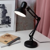 Светильник настольный ЭРА N-214-E27-40W-BK черный (5056183713478)