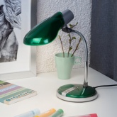 Светильник настольный ЭРА NE-301-E27-15W-GR зеленый (5055398636619)