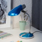 Светильник настольный ЭРА NE 301 E27 15W BU синий (5055398636046)