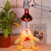 Лампа инфракрасная ЭРА ИКЗК R127 150W 220V E27 для обогрева животных