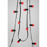 Лампа светодиодная ЭРА STD ERARL45-E27 1W шар красный для белт-лайт