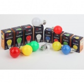 Лампа светодиодная ЭРА STD ERARL45-E27 1W шар красный для белт-лайт