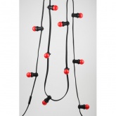 Лампа светодиодная ЭРА STD ERARL45-E27 1W шар красный для белт-лайт