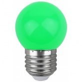 Лампа светодиодная ЭРА STD ERAGL45-E27 1W шар зеленый для белт-лайт