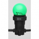 Лампа светодиодная ЭРА STD ERAGL45-E27 1W шар зеленый для белт-лайт