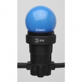 Лампа светодиодная ЭРА STD ERABL45-E27 1W шар синий для белт-лайт