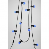 Лампа светодиодная ЭРА STD ERABL45-E27 1W шар синий для белт-лайт