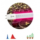 Лампа светодиодная для растений Т8 ЭРА FITO-9W-RB-Т8-G13-NL с фиолетовым свечением 029943