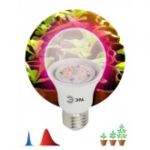Лампа светодиодная для растений рассады ЭРА FITO-14W-RB-E27-K 14W 1310K 220V E27 RB d60х110mm 786137