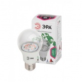 Лампа светодиодная для растений рассады ЭРА FITO-12W-RB-E27-K 12W 1310K 220V E27 RB d60х110mm 786113