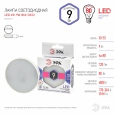 Лампа светодиодная таблетка ЭРА LED GX 9W 860 6000K 220V GX53 дневной свет