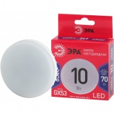 Лампа светодиодная таблетка ЭРА RED LINE GX 10W 865 6500K 220V GX53 дневной свет