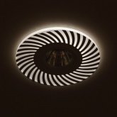 Светильник ЭРА DK LD32 BK /1 декоративный со светодиодной подсветкой MR16 220V max11W черный