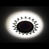 Светильник ЭРА DK LD47 SL /1 декоративный со светодиодной подсветкой MR16, зеркальный