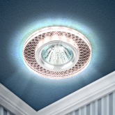 Светильник ЭРА DK LD43 TEA 3D /1 декоративный со светодиодной подсветкой MR16, чай