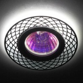 Светильник ЭРА декор со светодиодной подсветкой MR16, белый/белый DK LD40 WH/WH /1