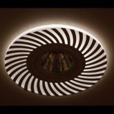 Светильник ЭРА декор со светодиодной подсветкой MR16 220V max11W белый DK LD32 WH /1 (5056306010170)