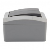 Выключатель двухклавишный открытой установки Kranz Industrial IP54 серый