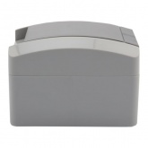 Розетка Kranz Industrial одноместная открытой установки с заземлением 2П+3 IP54 керамика серый