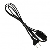 Шнур Navigator 94 668 NPS-FS-170-2x0.75-BL 1.7м с выкл. черный