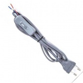 Шнур Navigator 61 722 NPS-FS-170-2x0.5-GR 1.7м с выкл. серый