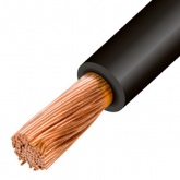 Провод установочный ПуГВнг(А)-LS 1х35 гибкий силовой медный (ПВ-3) черный ГОСТ 31947
