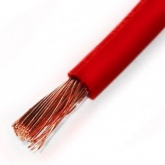 Провод установочный ПуГВнг(А)-LS 1х35 гибкий силовой медный (ПВ-3) красный ГОСТ 31947