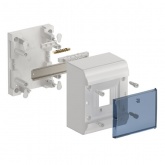 Бокс ИЭК PRIME ЩРН-П-4 модуля навесной пластик IP41 прозрачная дверь