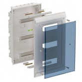 Бокс ЩРВ-П-36 модулей (3х12) встраиваемый пластик IP41 PRIME прозрачная дверь ИЭК