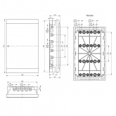 Бокс ИЭК PRIME ЩРВ-П-36 модулей (3х12) встраиваемый пластик IP41 белая дверь