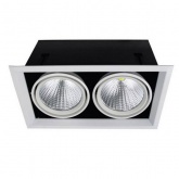 Светодиодный светильник карданный Foton FL-LED Grille-111-2 60W 3000K 230V 4800Lm 35° белый