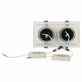 Светодиодный светильник карданный ЭРА SKD-12-36-40K-W20 40W 4000K 230V 3600Lm белый