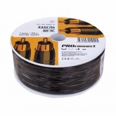 Кабель PROconnect ШГЭС-2 2х0,22 экранированный черный