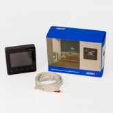 Терморегулятор Деви Prime (замена DEVIreg™ Smart) интеллектуальный с WI-FI, черный, 16A