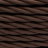 Ретро провод Bironi витой 3х1,5 коричневый плетеный [бухта 10м]