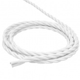 Ретро провод TDM Эко 2х1,5 витой ГОСТ белый (20м)