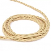 Ретро провод TDM Эко 2х1,5 витой ГОСТ бежевый (20м)