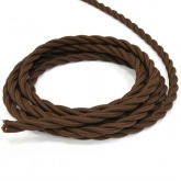 Ретро провод TDM Эко 3х2,5 витой ГОСТ коричневый (20м)