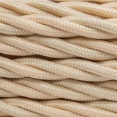 Ретро провод Bironi информационный UTP Cat.5E 4х2х0,52 песочное золото матовый плетеный [бухта 20м]