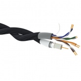 Ретро кабель информационный TDM Эко TV + Internet витой, черный (45м)