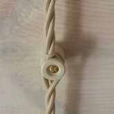 Изолятор Bironi пластиковый слоновая кость [упак. 100шт] (бежевый)