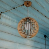 Изолятор Bironi пластиковый коричневый [упак. 100шт]