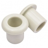 Втулка Bironi проходная через стену пластиковая слоновая кость [упак. 20шт] (бежевый)