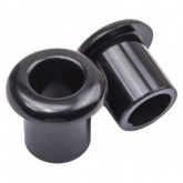 Втулка проходная через стену пластиковая черный [упак. 20шт] Bironi