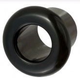 Втулка Bironi Rozetkoff (проход через стену) H-25мм D-15мм керамика черный [упак. 32шт]