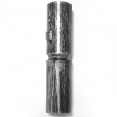 Муфта соединительная Bironi для трубы декоративной ПВХ диаметр 16 мм серебряный век [упак. 5шт]