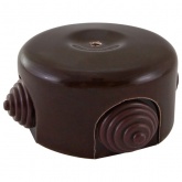 Коробка распаячная TDM фарфоровая D7,8х4,5см ЭКО бук