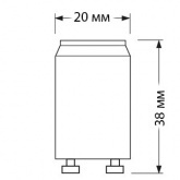 Sylvania FS-22 стартер 4-22W