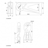 Комплект промежуточной подвески ИЭК КОПМ 1500 (ES 1500, SO 260) для провода СИП