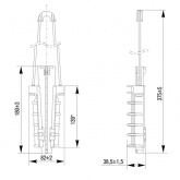 Зажим анкерный Generica ЗАН 50-70/1500 ECOLINE для провода СИП